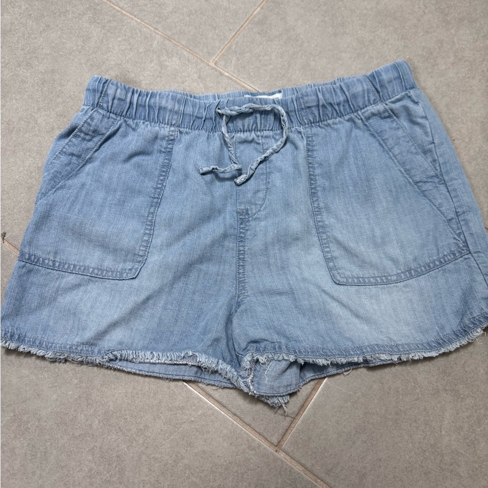 For the Republic Denim Blue Women's Shorts with pockets